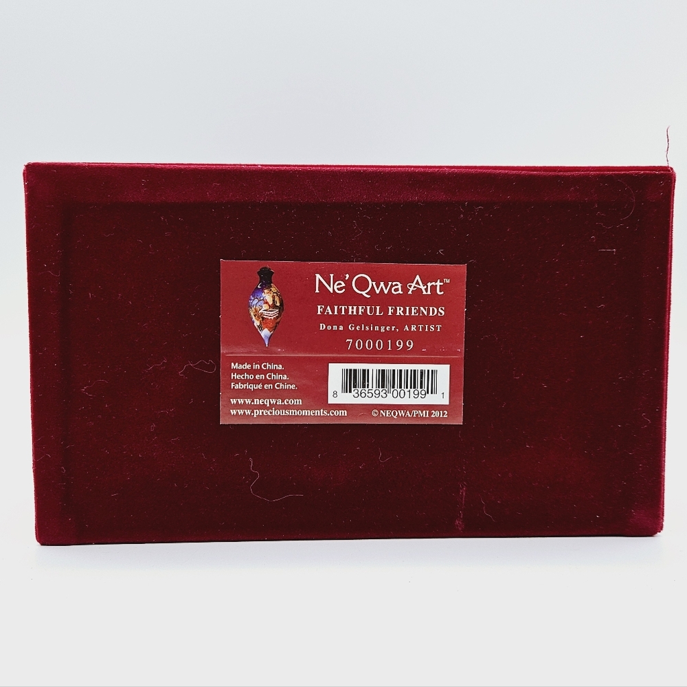 NE'QWA ART | "Faithful Friends" 7000119 Dona Gelsinger Santa Christmas ornament - Picture 4 of 6